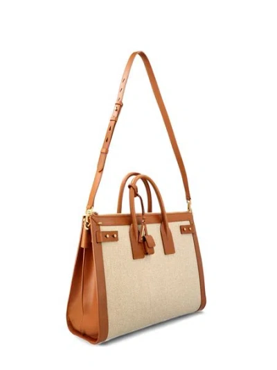 Saint Laurent Sac De Jour Large Tote Bag In Brown