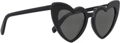 Saint Laurent Wave Heart Frame Sunglasses