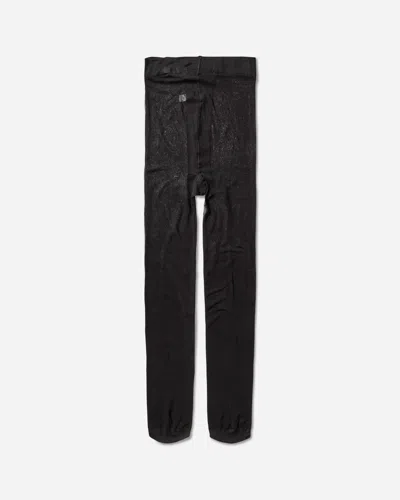 Jean Paul Gaultier Women S Logo Tights In Black