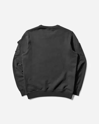 Stone Island Men S Sleeve Pockets Crewneck Sweatshirt In Gray