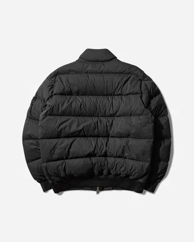 Stone Island Men S Tunnel Nylon Down-tc Bomber Jacket In Black
