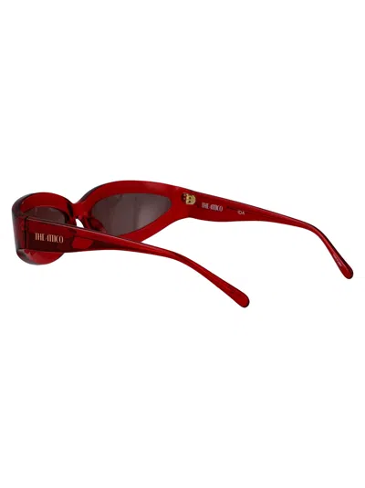 Attico The  Red Acetate Sunglasses