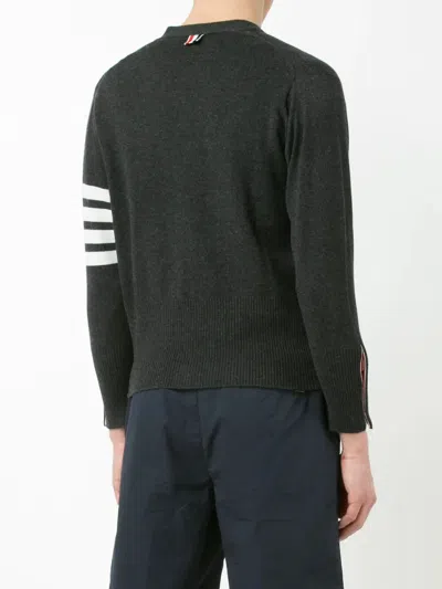 Thom Browne 4-bar Striped Knit Cardigan