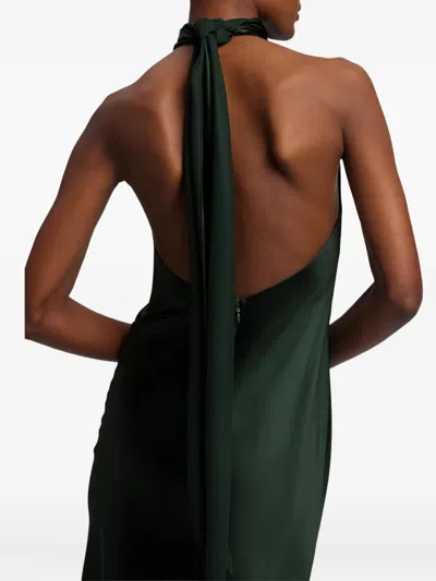 Ralph Lauren Chilton Satin Midi Dress