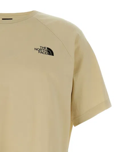 The North Face Graphic Print Raglan Sleeve T-shirt In Neutral