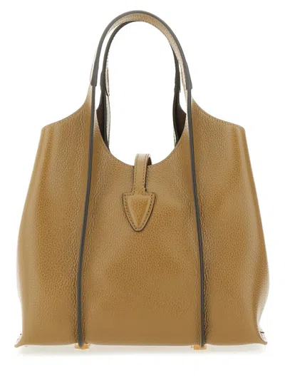 Tod's Olive Green Leather Handbag