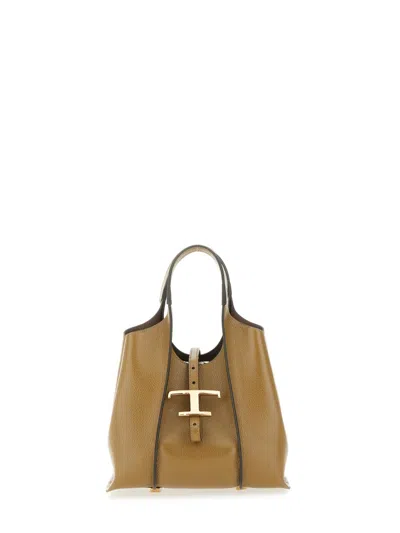 Tod's Olive Green Leather Handbag