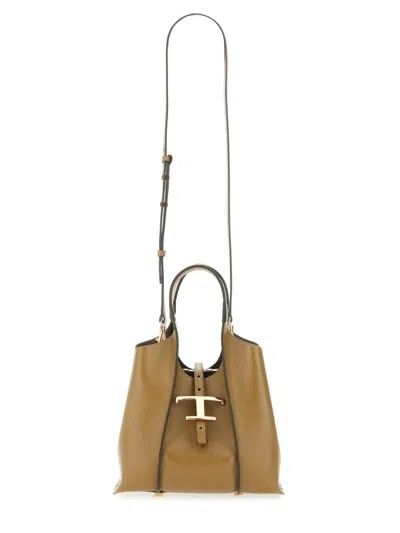 Tod's Olive Green Leather Handbag