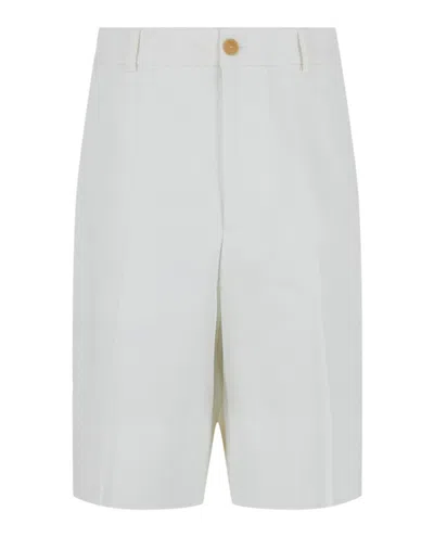 Alexander Mcqueen Tailored Baggy Shorts In White