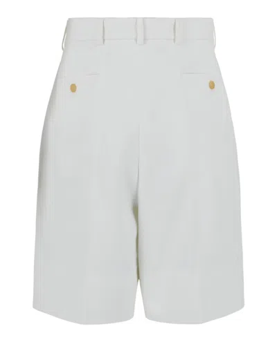 Alexander Mcqueen Tailored Baggy Shorts In White