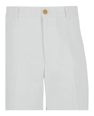 Alexander Mcqueen Tailored Baggy Shorts In White
