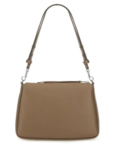 Tory Burch Shoulder Bag With Adjustable And Chain Strap In Brown