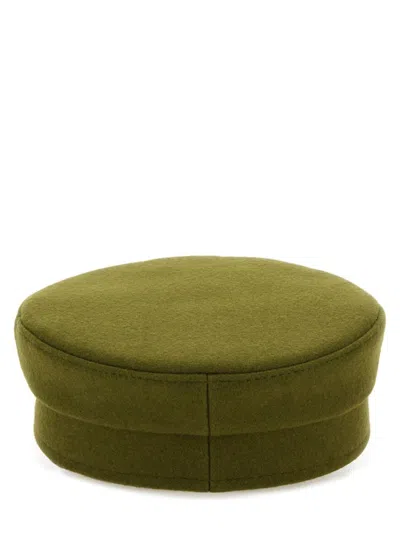 Ruslan Baginskiy 'baker Boy' Wool Blend Hat