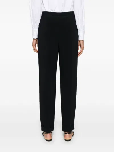 Giorgio Armani High-waist Tailored Pants With Straight-leg Silhouette