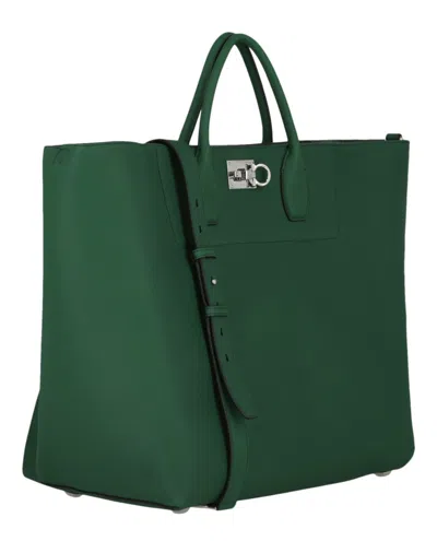 Ferragamo The Studio Large  Leather Tote