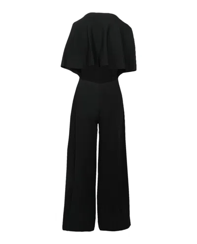 Stella Mccartney Compact Knit Jumpsuit In Black