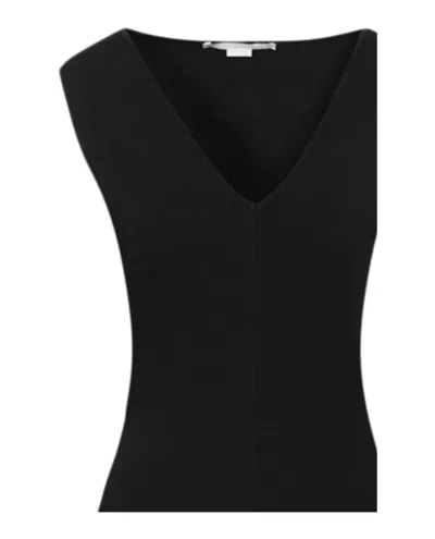 Stella Mccartney Compact Knit Jumpsuit In Black
