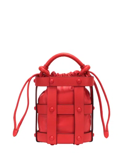 Ferragamo Stud Cage Bucket Bag