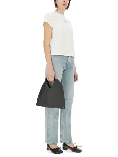 Mm6 Maison Margiela Mm6 By Maison Margiela Relaxed Fit White Cotton T-shirt