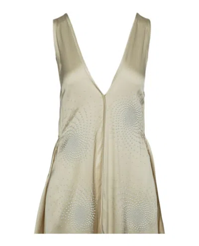 Stella Mccartney Annabelle Embellished Gown In White