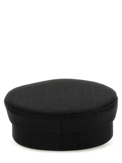 Ruslan Baginskiy Black Wool Blend Hats