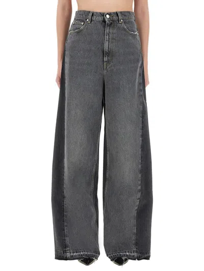 Stella Mccartney Cotton Blend Wide-leg Trousers