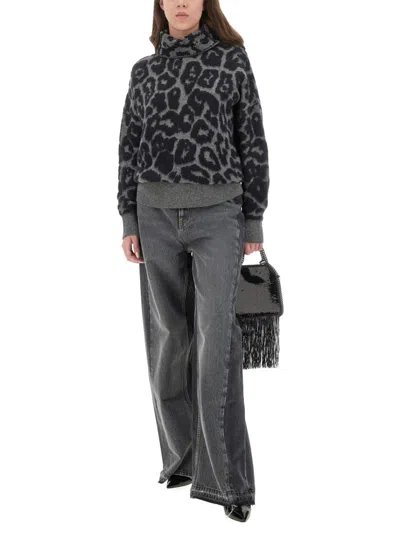 Stella Mccartney Cotton Blend Wide-leg Trousers