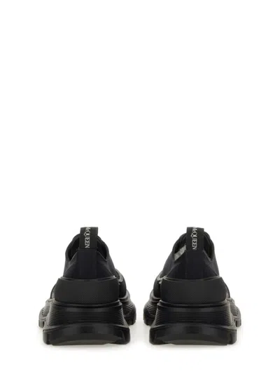Alexander Mcqueen Tread Slick Logo Sneaker In Black