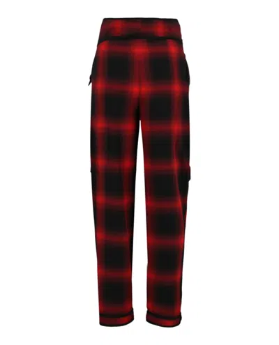 Stella Mccartney Bessie Silk Trouser In Red