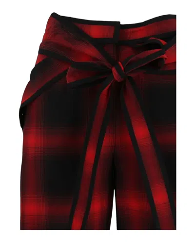 Stella Mccartney Bessie Silk Trouser In Red