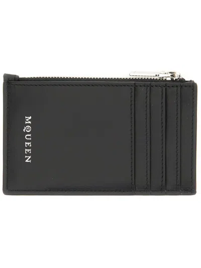Alexander Mcqueen Men Card Holder "skull"
