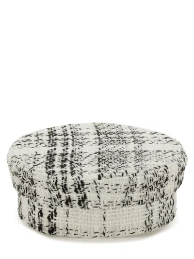 Ruslan Baginskiy Structured Short Brim Textured Fabric Hat In Gray