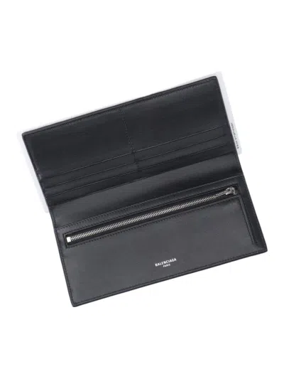 Balenciaga Passport Wallet In Black