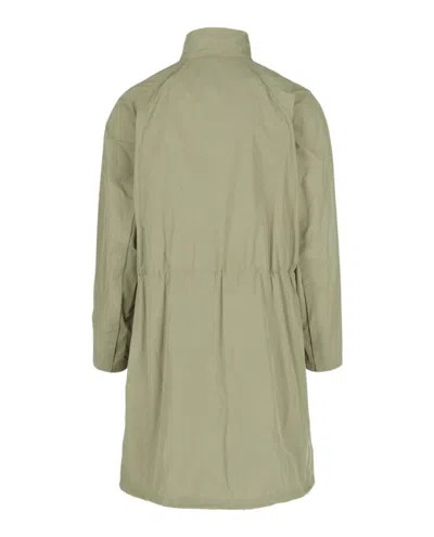 Ferragamo Mock Neck Jacket In Green