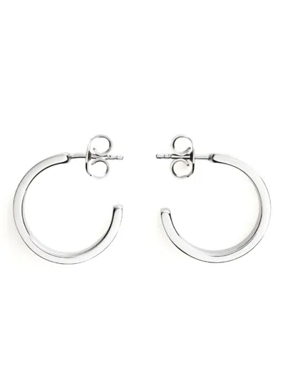 Mm6 Maison Margiela Mm6 By Maison Margiela Polished Circular Earrings
