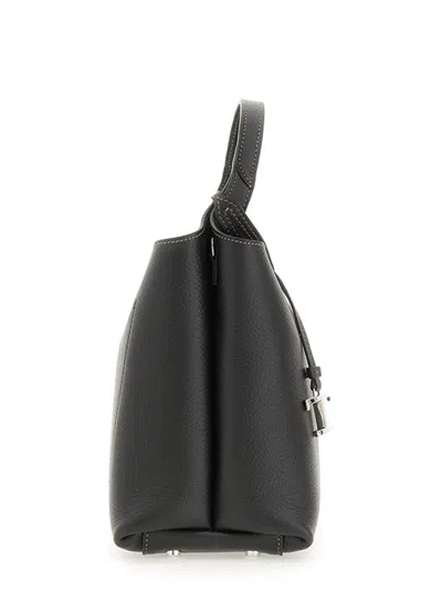Tod's Structured Textured Leather Shoulder Bag