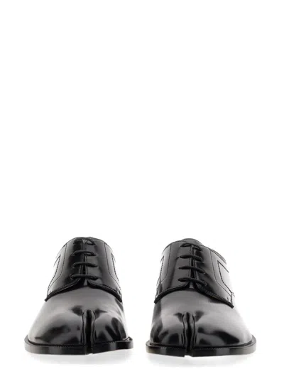 Maison Margiela Tabi Brushed Leather Lace-up Shoes