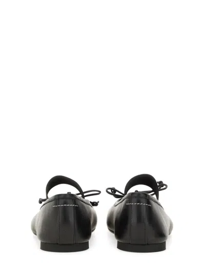 Mm6 Maison Margiela Mm6 By Maison Margiela Ballerina Anatomic Leather Flats