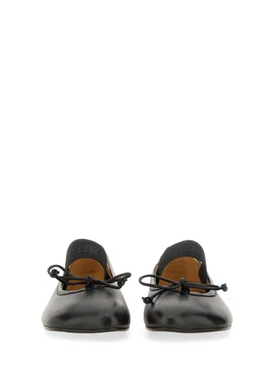 Mm6 Maison Margiela Mm6 By Maison Margiela Ballerina Anatomic Leather Flats