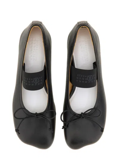 Mm6 Maison Margiela Mm6 By Maison Margiela Ballerina Anatomic Leather Flats