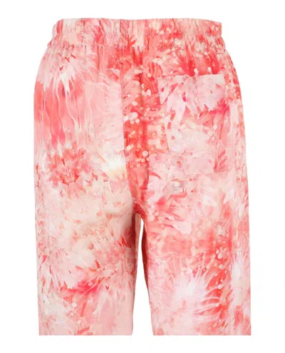 Alexander Mcqueen Tie-dye Straight Leg Pyjama Pants In Orange