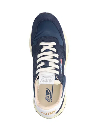 Autry Reelwind Super Vintage Sneakers With Suede Accents In Multi