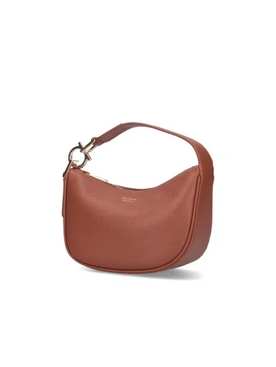 Ferragamo Mini Hobo Bag With Adjustable Handle