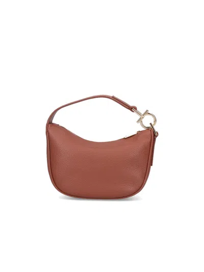 Ferragamo Mini Hobo Bag With Adjustable Handle