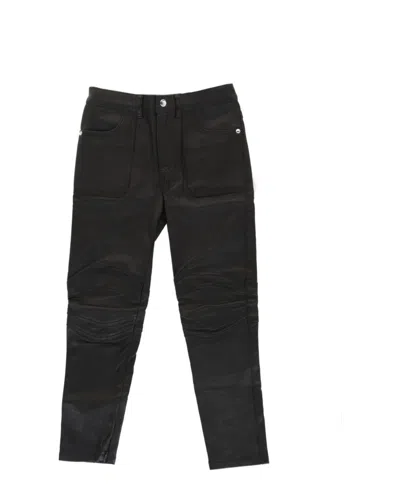 Gucci Leather Slim Leg Pants