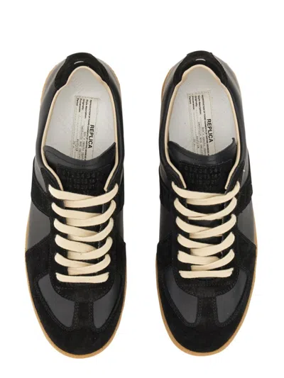 Maison Margiela Replica Sneakers In Black