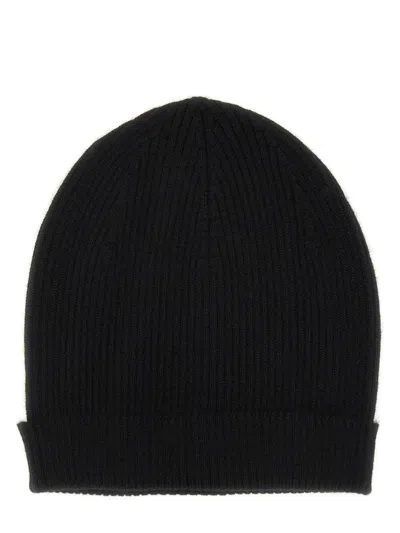 Rick Owens Ribbed Texture Folded Brim Hat