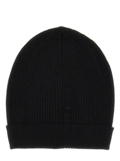 Rick Owens Ribbed Texture Folded Brim Hat