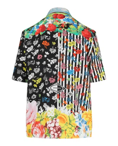 Versace Mixed Patterned Blouse
