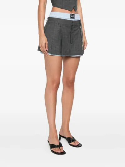 Alexander Wang Pleated Key-chain Shorts